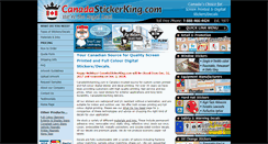 Desktop Screenshot of canadastickerking.com